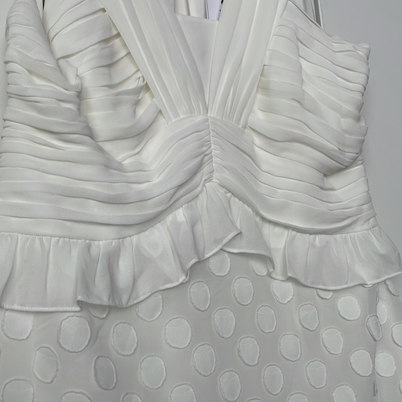Reiss Multi-Textured White Dress - Picture 6 of 11